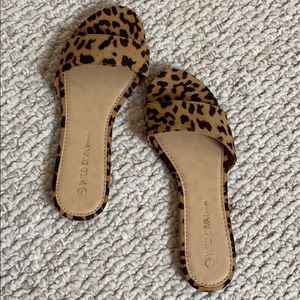 Leopard Sandals